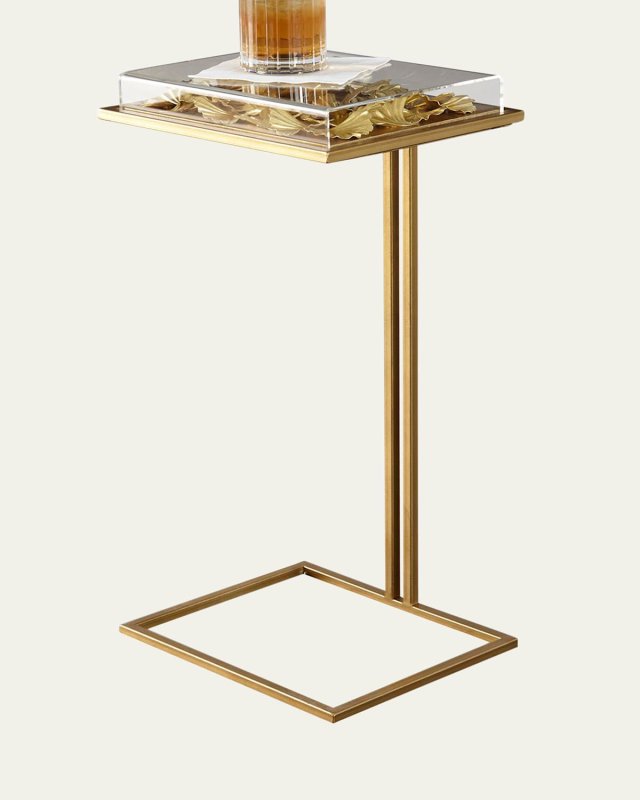 Gilded Gingko Cocktail Table